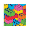 Creative Converting Lego Napkins Block Bash 25x25cm | 16 pieces Creative Converting Lego Napkins Block Bash 25x25cm | 16 pieces