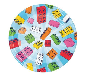 Creative Converting Lego Borden Block Bash 18cm | 8 stuks Creative Converting Lego Borden Block Bash 18cm | 8 stuks