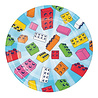 Creative Converting Lego Block Bash Platten 18 cm | 8 Stück Creative Converting Lego Block Bash Platten 18 cm | 8 Stück