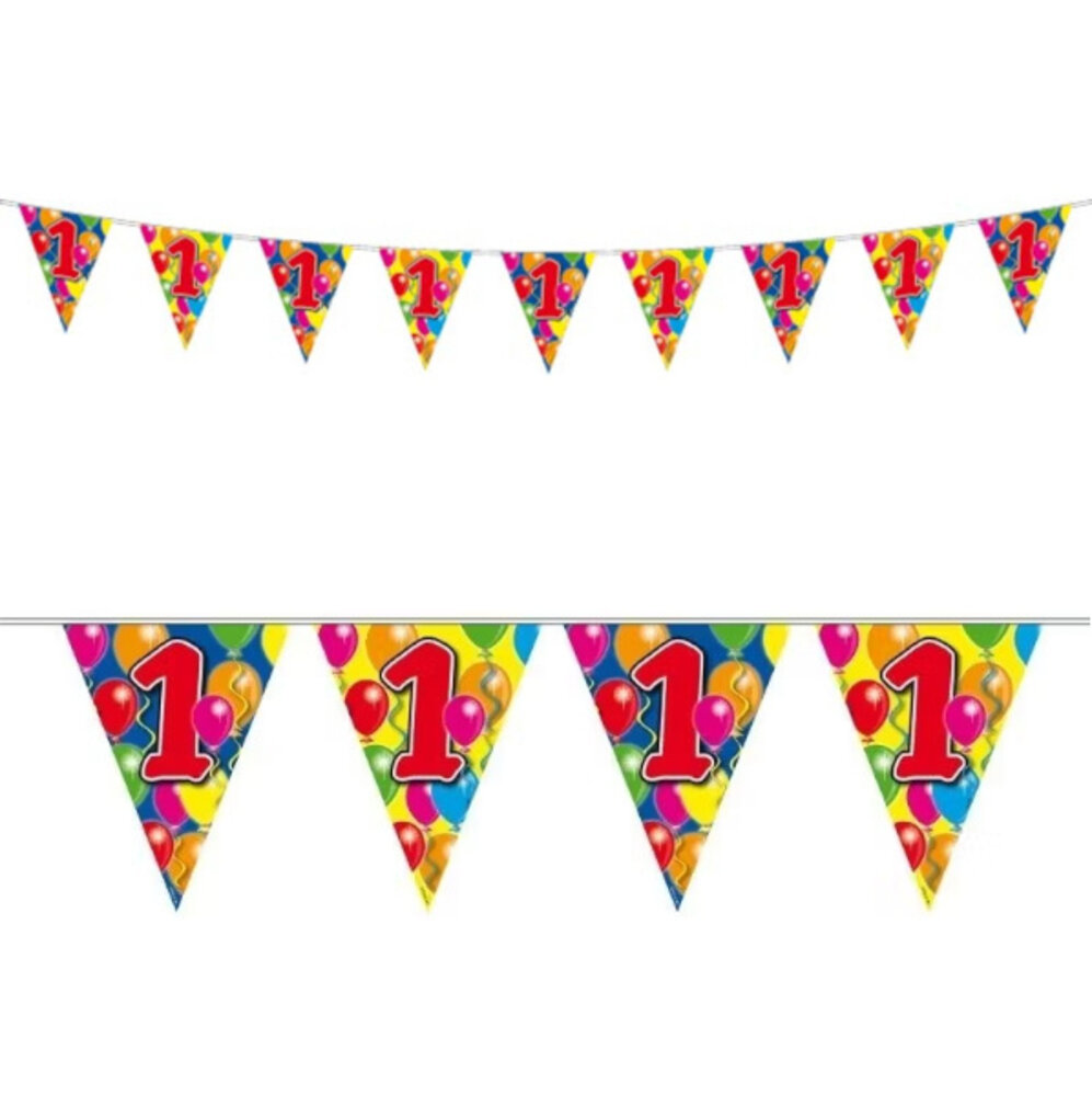 Folat Flaggengirlande, 1 Jahr, 10 Meter | pro Stück