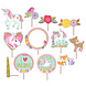 Amscan Eenhoorn Wanddecoratie en Fotoprops | 17-delig Amscan Eenhoorn Wanddecoratie en Fotoprops | 17-delig