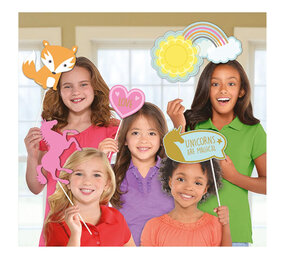 Amscan Unicorn Photo Props | 12-piece