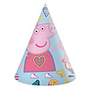 Procos Party Peppa Pig Partyhüte 16 cm | 6 Stück Procos Party Peppa Pig Partyhüte 16 cm | 6 Stück