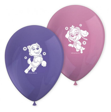 Procos Party Ballons Pat' Patrouille Skye 28 cm | 8 pièces