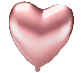 Paper Dreams Helium Ballon Hart Rosegoud Leeg 46cm | per stuk