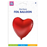 Paper Dreams Ballon à l'hélium en forme de cœur rouge dégonflé 46 cm | à l'unité Paper Dreams Ballon à l'hélium en forme de cœur rouge dégonflé 46 cm | à l'unité