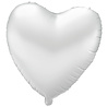 Paper Dreams Helium Balloon Heart White Empty 46cm | per piece Paper Dreams Helium Balloon Heart White Empty 46cm | per piece