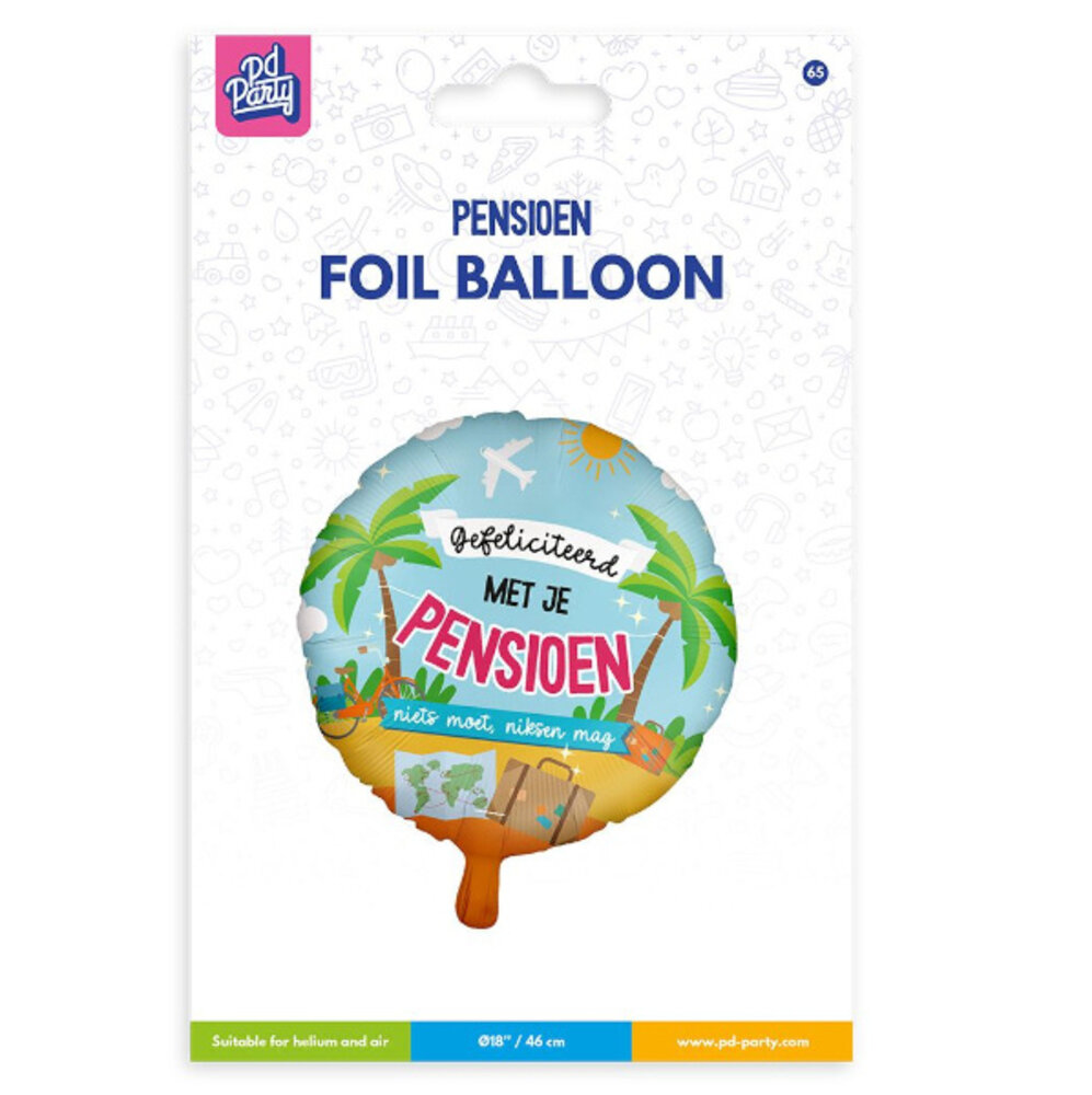 Paper Dreams Retirement Helium Balloon 45cm Deflated | per piece