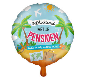 Paper Dreams Pensioen Helium Ballon 45cm Leeg | per stuk