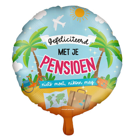 Paper Dreams Heliumballon zum Ruhestand, 45 cm, unaufgeblasen | pro Stück