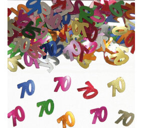 Folat Confetti 70 jaar | 14 gram Folat Confetti 70 jaar | 14 gram