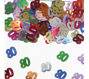 Folat Confetti 80 jaar | 14 gram Folat Confetti 80 jaar | 14 gram