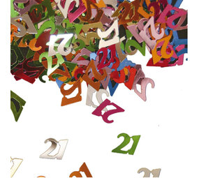 Folat Confetti 21 jaar | 14 gram