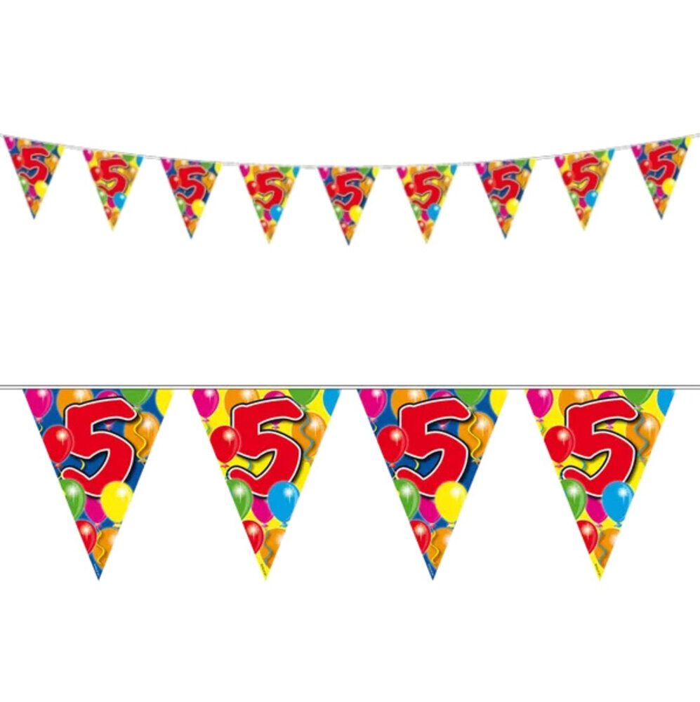 Folat Flaggengirlande, 5 Jahre, 10 Meter | pro Stück