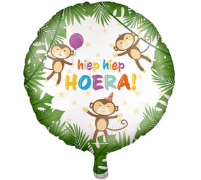 Paper Dreams Ballon à l'hélium Jungle Hip Hooray 45 cm dégonflé | à l'unité