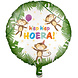 Paper Dreams Ballon à l'hélium Jungle Hip Hooray 45 cm dégonflé | à l'unité