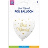 Paper Dreams Just Married Helium Balloon 45cm Empty | per piece Paper Dreams Just Married Helium Balloon 45cm Empty | per piece
