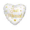 Paper Dreams Heliumballon „Just Married“, 45 cm, leer | pro Stück Paper Dreams Heliumballon „Just Married“, 45 cm, leer | pro Stück
