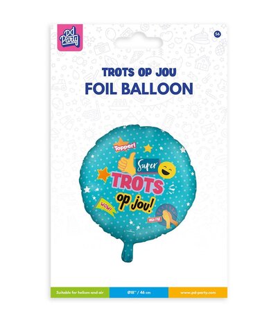 Paper Dreams „Stolz auf dich“-Heliumballon, 45 cm (unaufgeblasen) | pro Stück