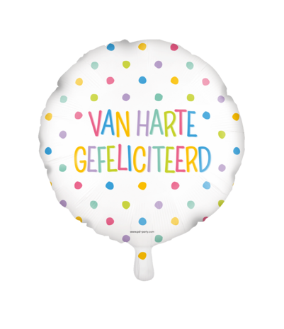 Paper Dreams Glückwunsch-Heliumballon, 45 cm, unaufgeblasen | pro Stück