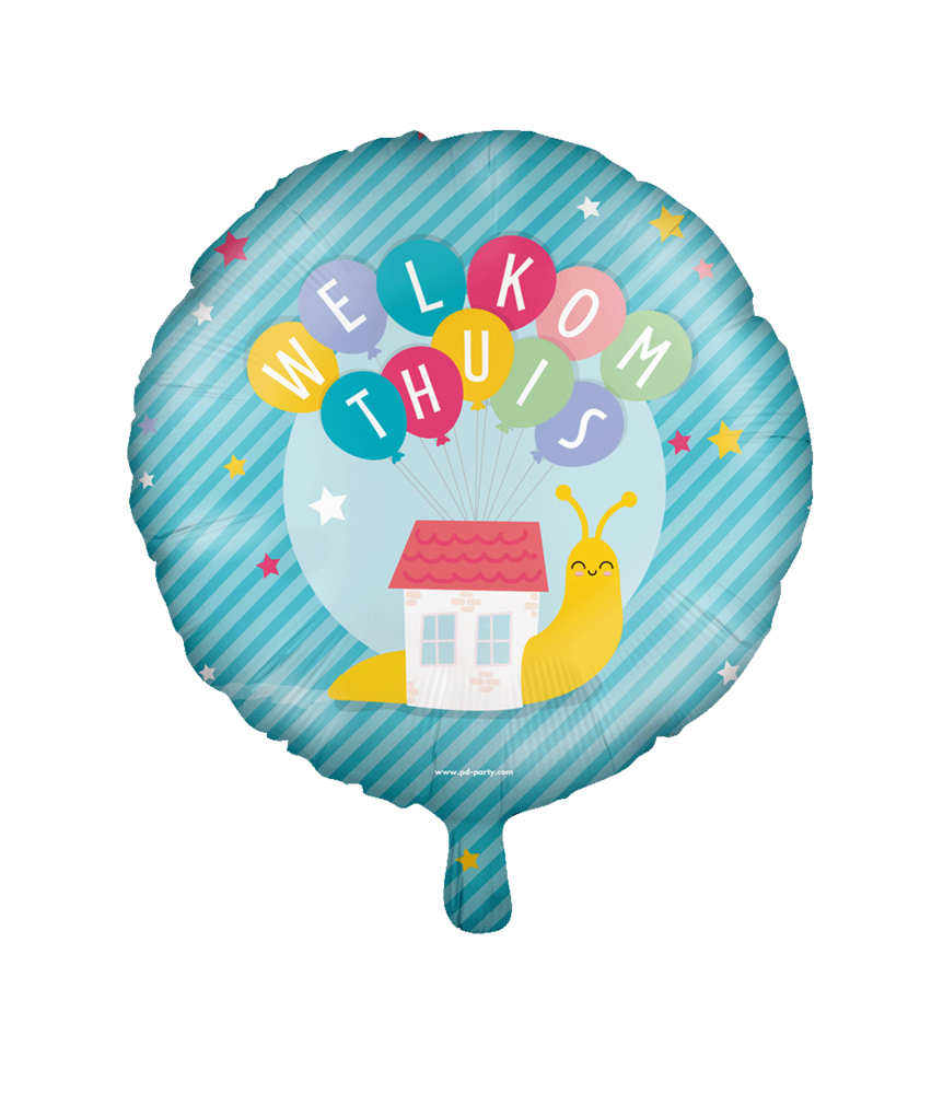 Paper Dreams Welkom Thuis Helium Ballon 45cm Leeg | per stuk Paper Dreams Welkom Thuis Helium Ballon 45cm Leeg | per stuk