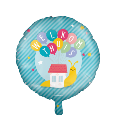 Paper Dreams Welkom Thuis Helium Ballon 45cm Leeg | per stuk Paper Dreams Welkom Thuis Helium Ballon 45cm Leeg | per stuk