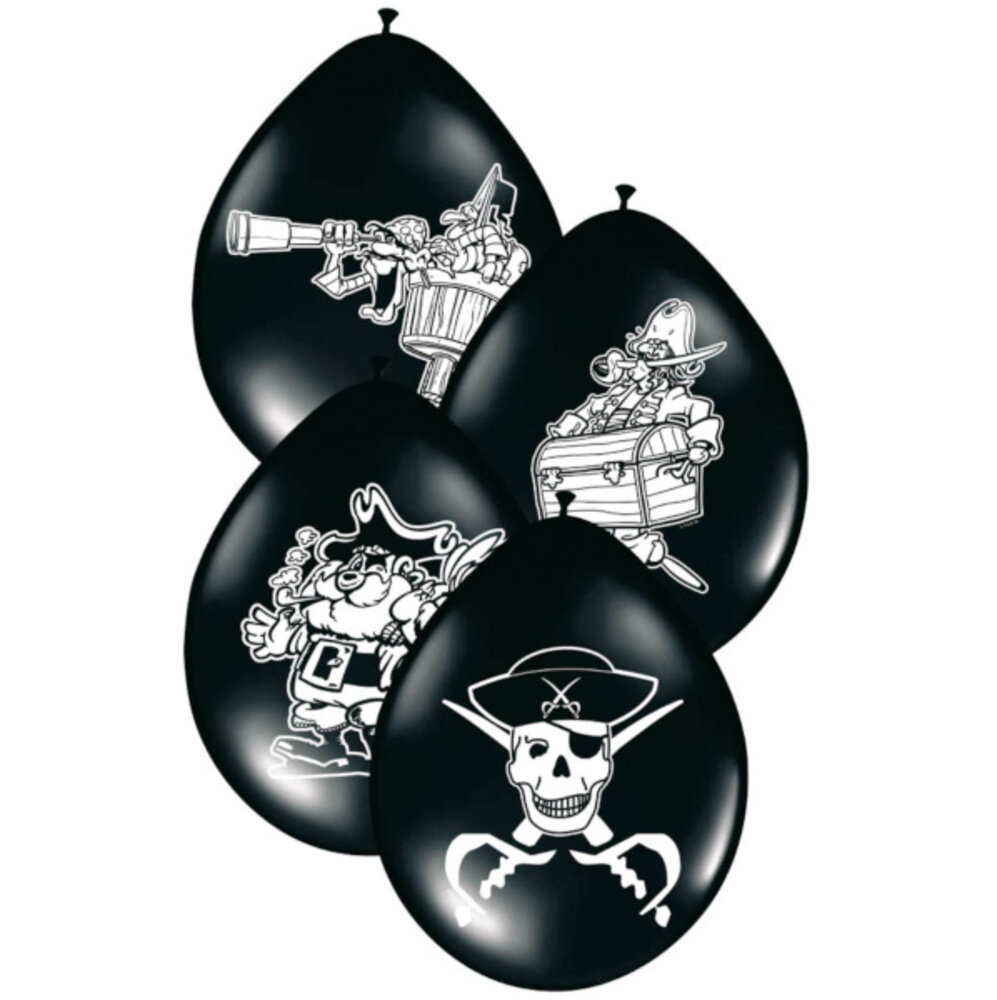 Folat Pirate Balloons 30cm | 8 pieces