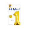 Paper Dreams Folienballon 1 Gold 40 cm | pro Stück Paper Dreams Folienballon 1 Gold 40 cm | pro Stück