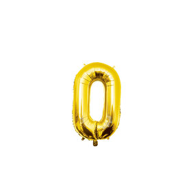 Paper Dreams Balloon Foil 0 Gold 40cm | per piece