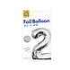 Paper Dreams Balloon Foil 2 Silver 40cm | per piece