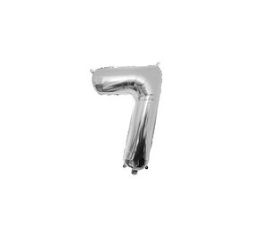 Paper Dreams Balloon Foil 7 Silver 40cm | per piece