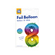 Paper Dreams Ballon Folie Cijfer 8 Regenboog 40cm | per stuk