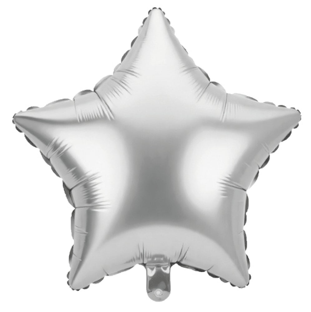 Paper Dreams Heliumballon Stern Silber 46 cm unaufgeblasen | pro Stück