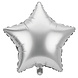Paper Dreams Helium Balloon Star Silver 46cm Deflated | per piece