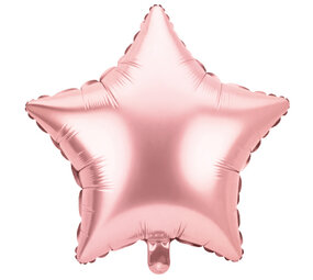 Paper Dreams Helium Ballon Ster Rosegoud 46cm Leeg | per stuk Paper Dreams Helium Ballon Ster Rosegoud 46cm Leeg | per stuk