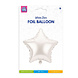 Paper Dreams Helium Ballon Ster Wit 46cm Leeg | per stuk