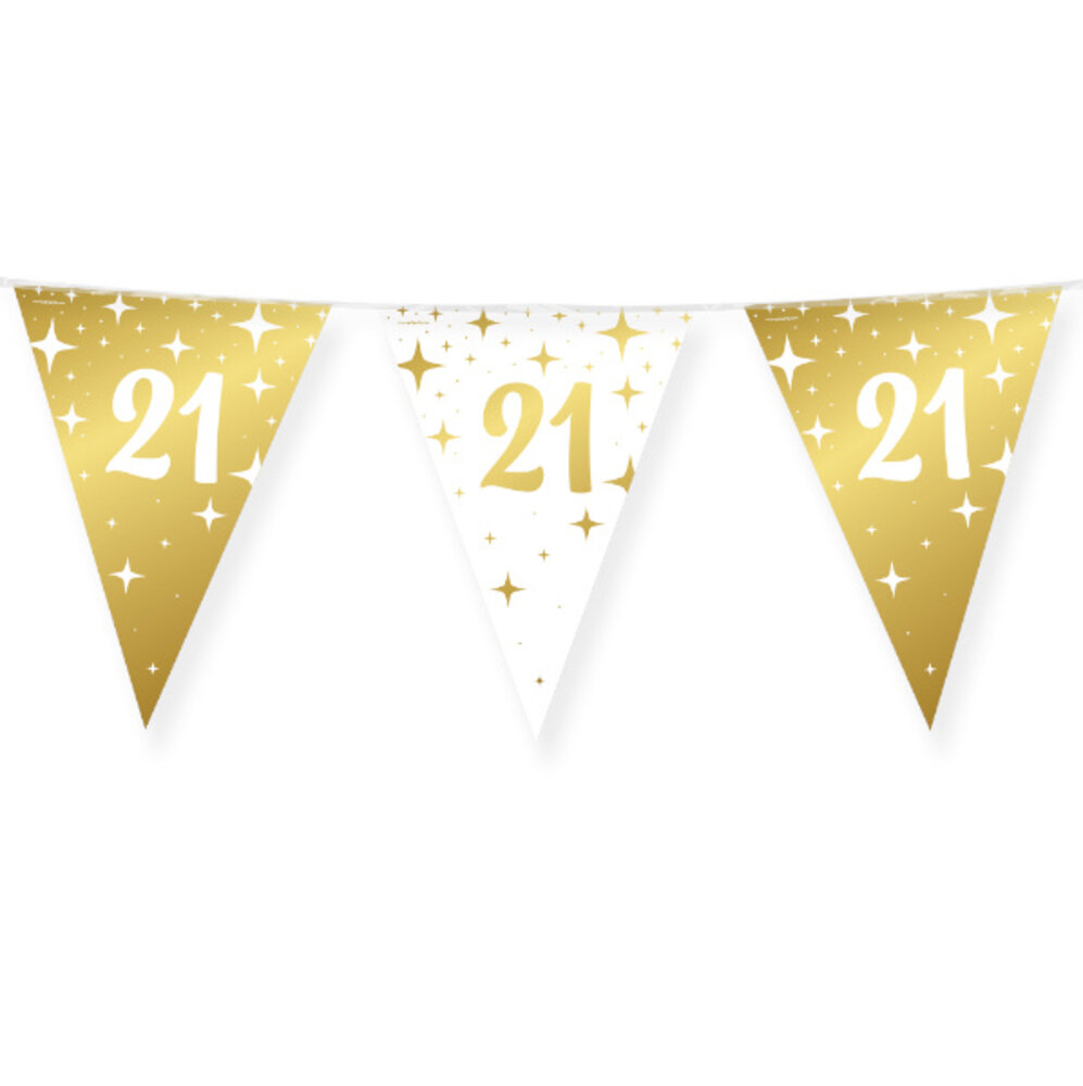 Paper Dreams Schicke Girlande „21 Jahre“, 10 m | pro Stück
