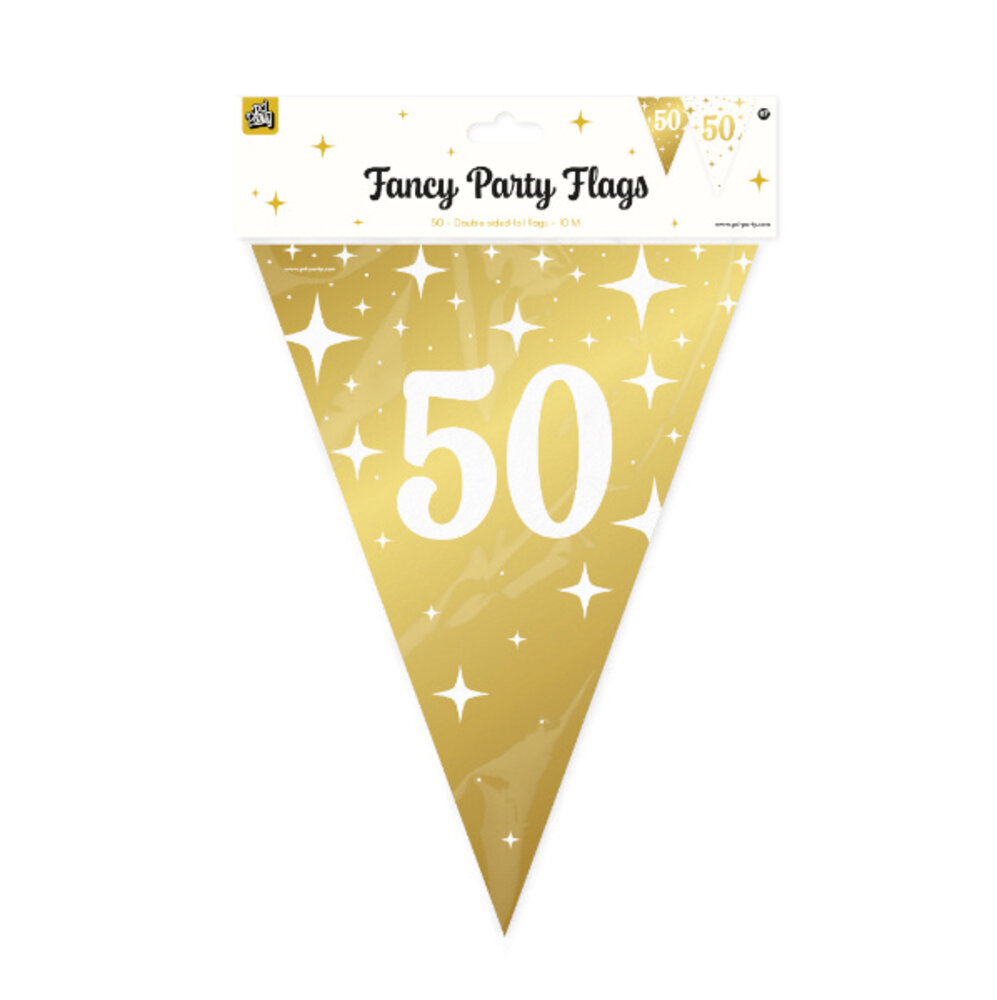 Paper Dreams Elegante Girlande zum 50. Geburtstag, 10 m | pro Stück