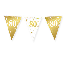 Paper Dreams Elegante Girlande zum 80. Geburtstag, 10 m | pro Stück