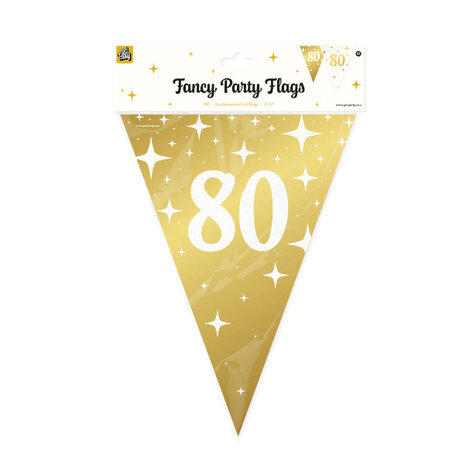 Paper Dreams Slinger 80 jaar Fancy 10 mtr | per stuk
