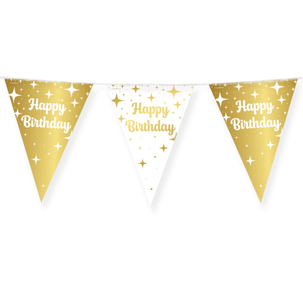 Paper Dreams Girlande „Happy Birthday“, 10 m | pro Stück