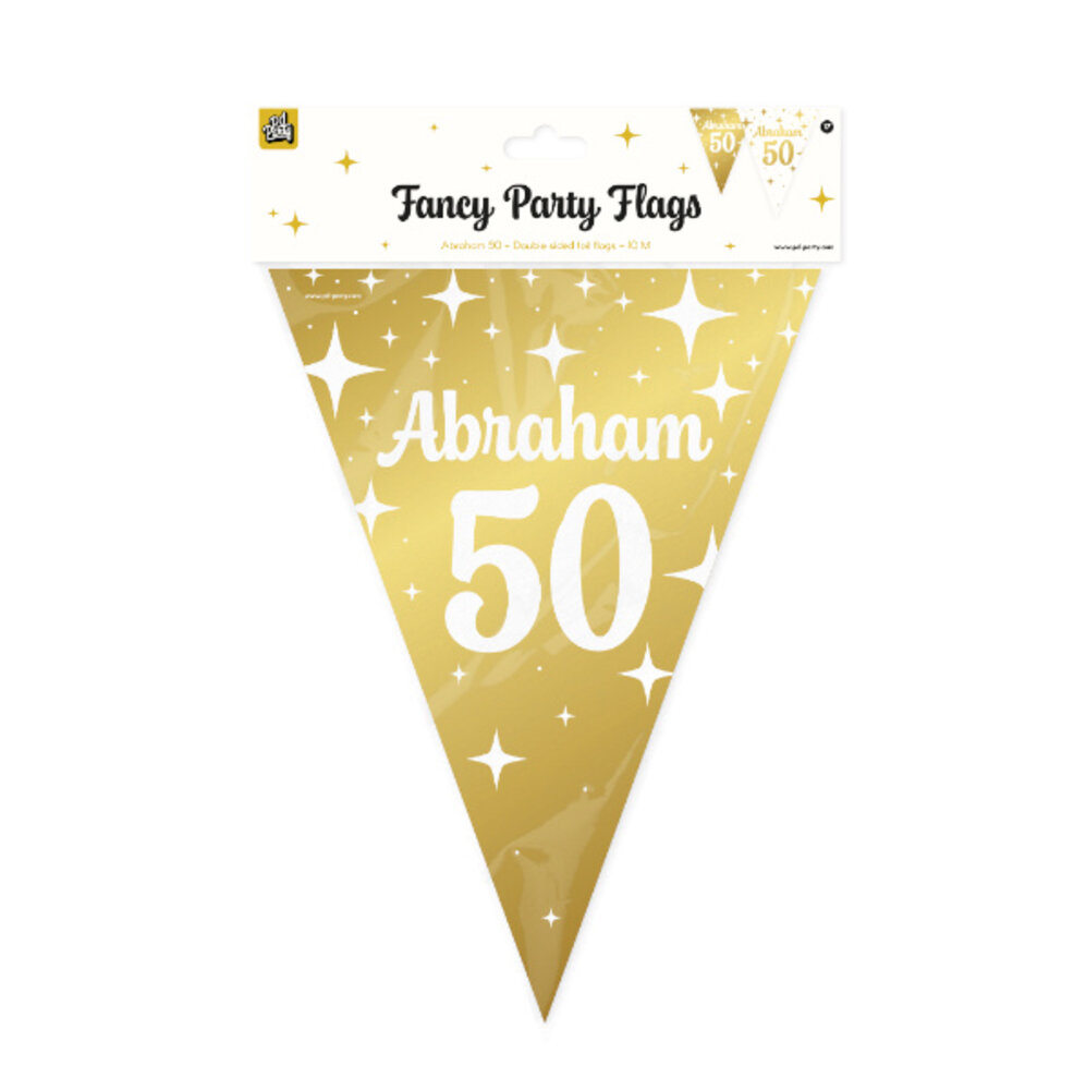 Paper Dreams Slinger 50 jaar Abraham Fancy 10 mtr | per stuk