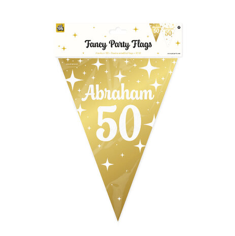 Paper Dreams Slinger 50 jaar Abraham Fancy 10 mtr | per stuk