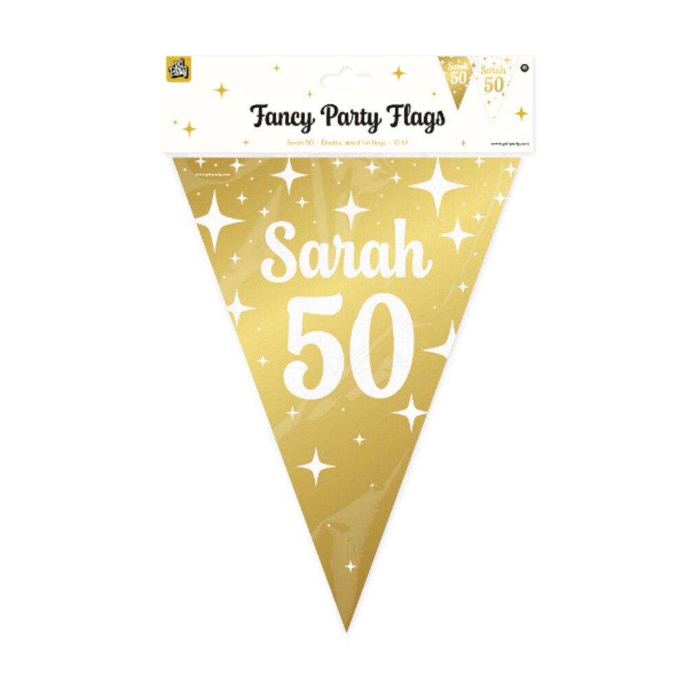 Paper Dreams Sarah Fancy 50 Jahre Girlande, 10 Meter | pro Stück
