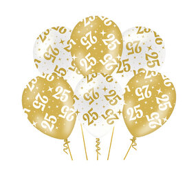 Paper Dreams Ballons fantaisie 25 ans 30 cm | 6 pièces