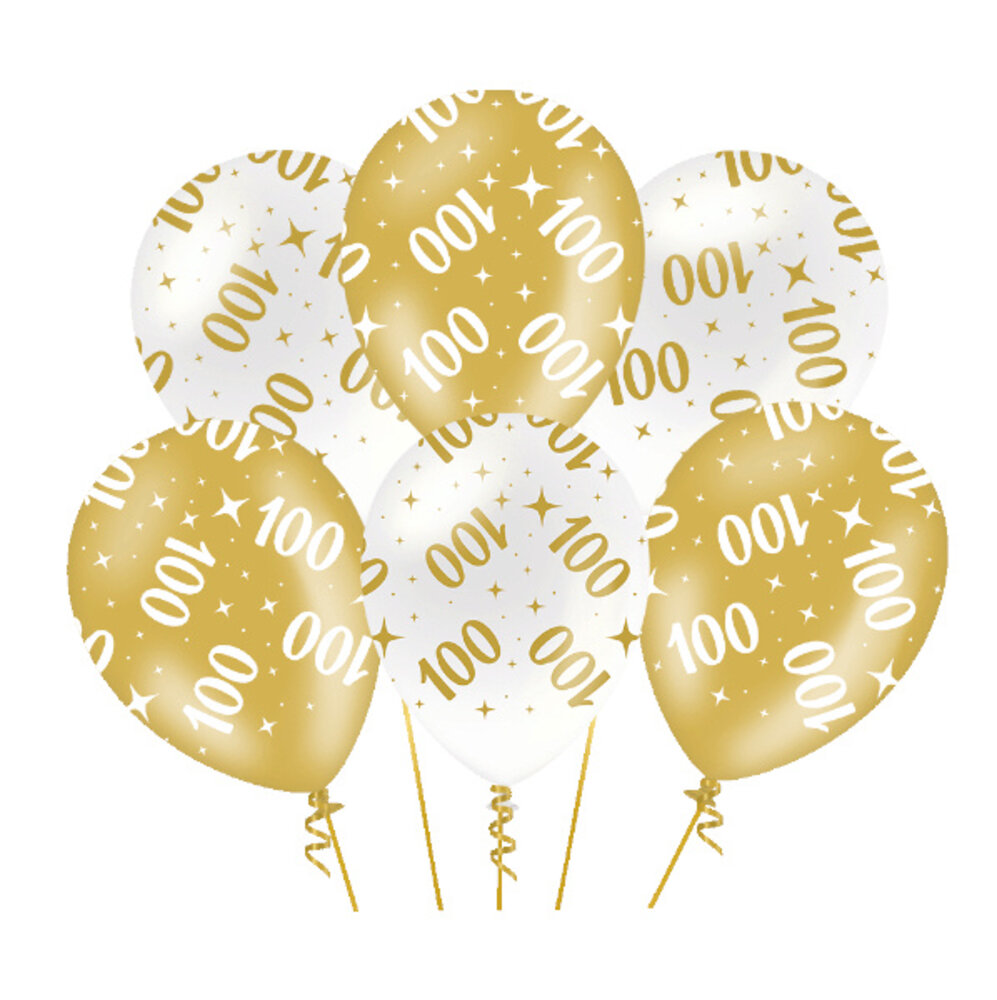 Paper Dreams 100 Jahre Dekoballons 30 cm | 6 Stück