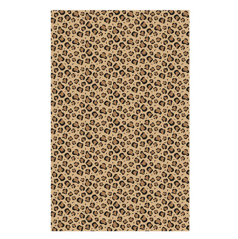 Paper Dreams Leopard Print Tablecloth 274x137cm | per piece