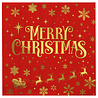 Paper Dreams Christmas Napkins Merry Christmas Red 33x33cm | 16 pieces Paper Dreams Christmas Napkins Merry Christmas Red 33x33cm | 16 pieces