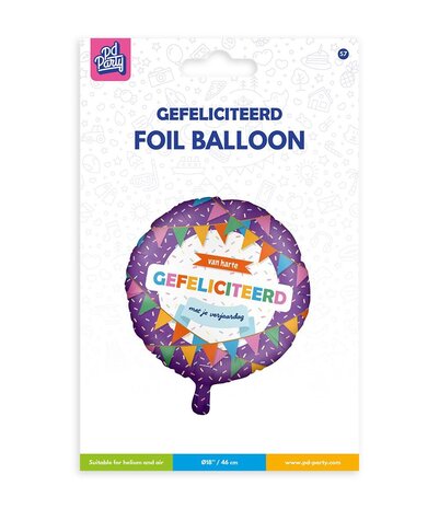 Paper Dreams Congratulations Helium Balloon 45cm Deflated | per piece