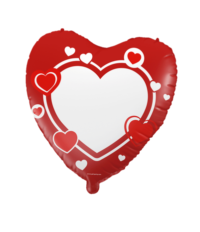 Paper Dreams Heart Helium Balloon 45cm Deflated | per piece